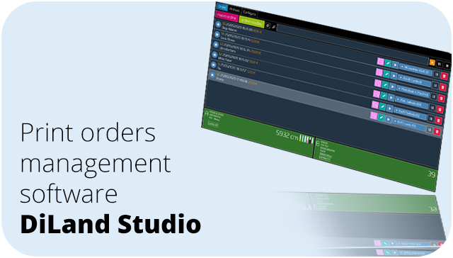 Print orders management software DiLand Studio