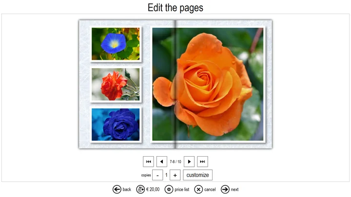 Photobooks with double pages