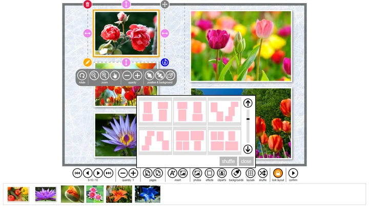 Editable auto-composition