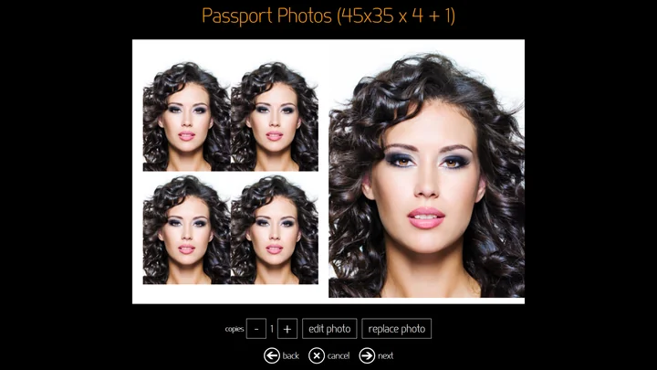 Passphoto with preview.