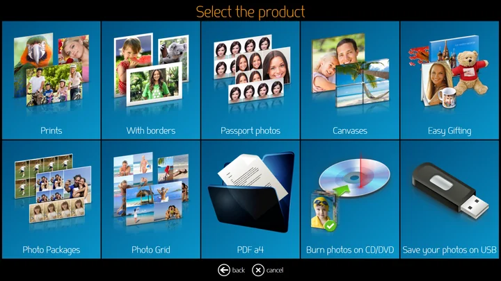DiLand photo products set.
